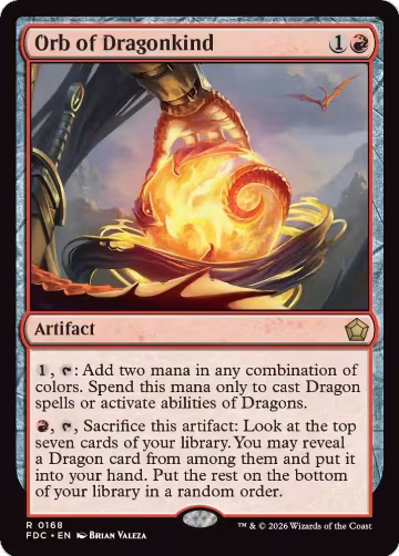 Orb of Dragonkind (168), Commander: Foundations — Magic card price