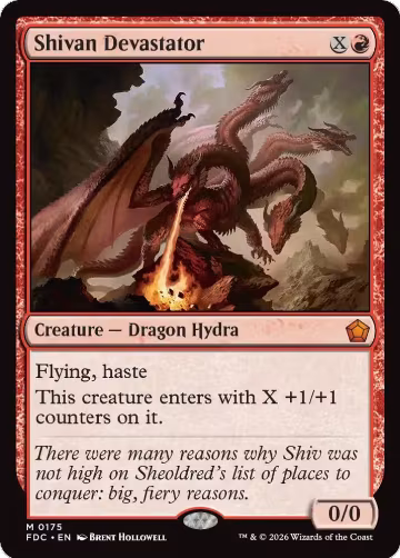 Shivan Devastator (175), Commander: Foundations — Magic card price