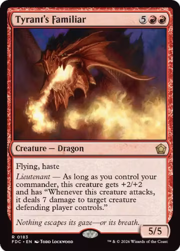 Tyrant's Familiar (183), Commander: Foundations — Magic card price