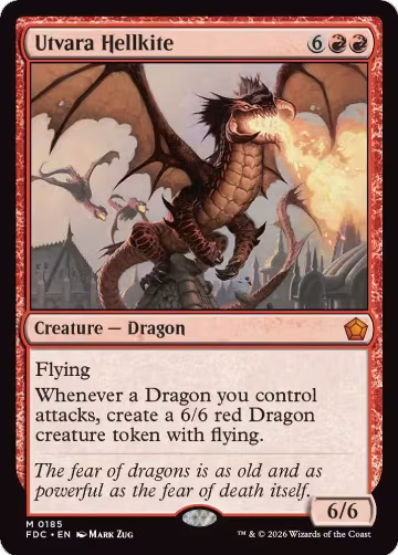 Utvara Hellkite (185), Commander: Foundations — Magic card price