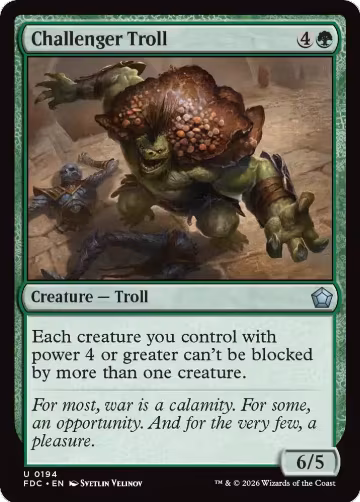 Challenger Troll (194), Commander: Foundations — Magic card price
