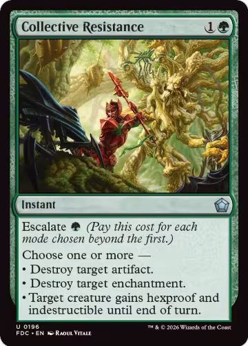 Collective Resistance (196), Commander: Foundations — Magic card price