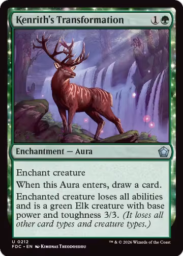 Kenrith's Transformation (212), Commander: Foundations — Magic card price