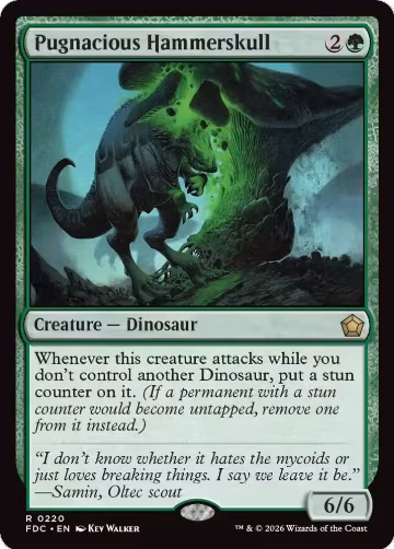 Pugnacious Hammerskull (220), Commander: Foundations — Magic card price