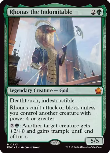Rhonas the Indomitable (223), Commander: Foundations — Magic card price