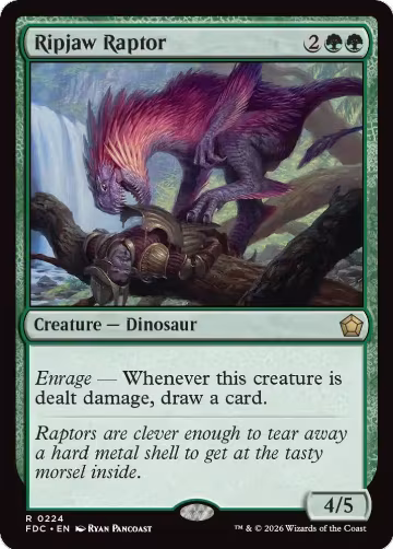 Ripjaw Raptor (224), Commander: Foundations — Magic card price