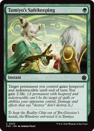 Tamiyo's Safekeeping (233), Commander: Foundations — Magic card price