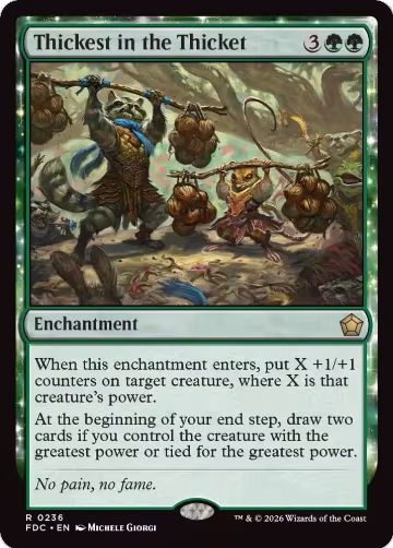 Thickest in the Thicket (236), Commander: Foundations — Magic card price