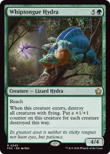 Whiptongue Hydra (240), Commander: Foundations — Magic card price