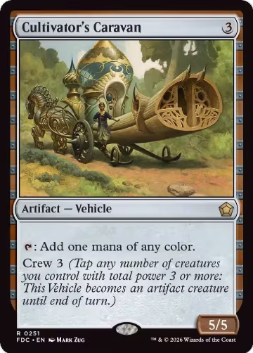 Cultivator's Caravan (251), Commander: Foundations — Magic card price