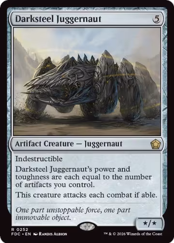 Darksteel Juggernaut (252), Commander: Foundations — Magic card price