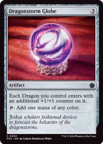 Dragonstorm Globe (254), Commander: Foundations — Magic card price