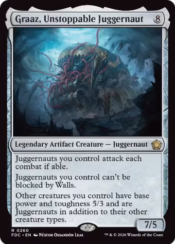Graaz, Unstoppable Juggernaut (260), Commander: Foundations — Magic card price