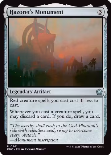 Hazoret's Monument (261), Commander: Foundations — Magic card price