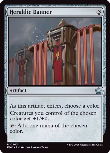Heraldic Banner (263), Commander: Foundations — Magic card price