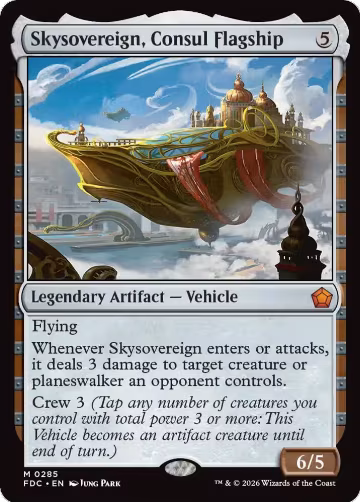 Skysovereign, Consul Flagship (285), Commander: Foundations — Magic card price