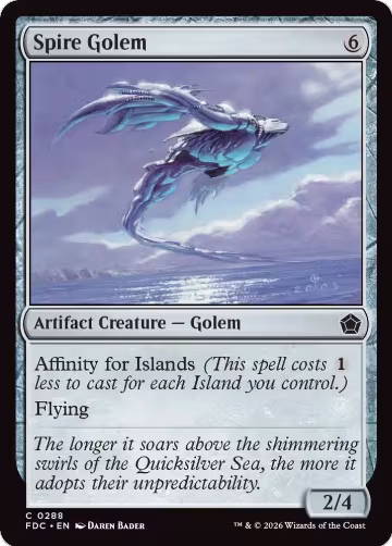 Spire Golem (288), Commander: Foundations — Magic card price