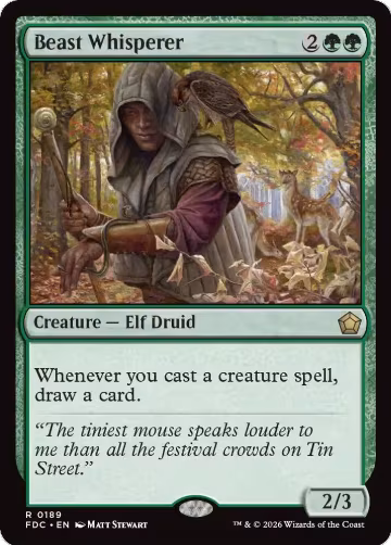 Beast Whisperer (189), Commander: Foundations — Magic card price