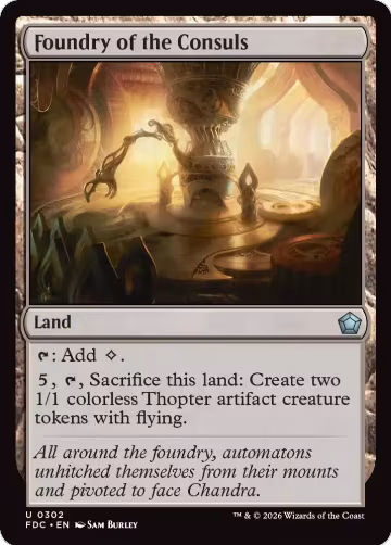 Foundry of the Consuls (302), Commander: Foundations — Magic card price