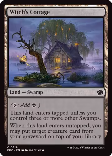 Witch's Cottage (319), Commander: Foundations — Magic card price