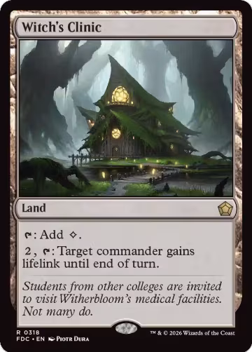 Witch's Clinic (318), Commander: Foundations — Magic card price