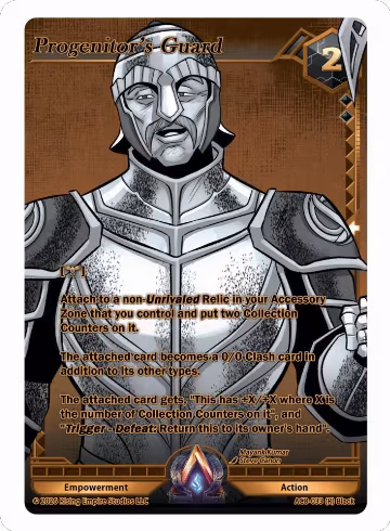Progenitor's Guard (Gold) (AC8-033 (R)), Nexus of Power — Alpha Clash card price
