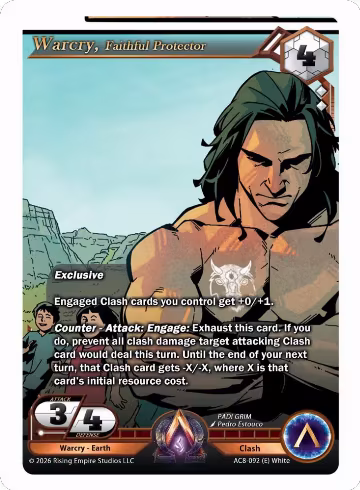 Warcry, Faithful Protector (AC8-092 (E)), Nexus of Power — Alpha Clash card price
