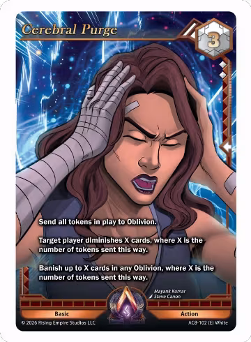 Cerebral Purge (AC8-102 (E)), Nexus of Power — Alpha Clash card price