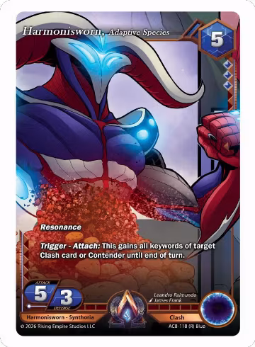 Harmonisworn, Adaptive Species (AC8-118 (R)), Nexus of Power — Alpha Clash card price