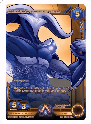 Harmonisworn, Adaptive Species (gold) (AC8-118 (R)), Nexus of Power — Alpha Clash card price