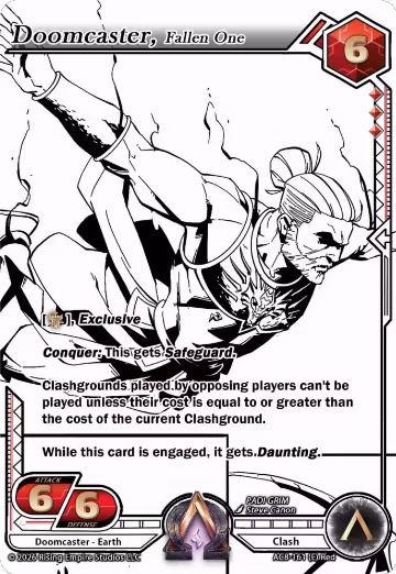 Doomcaster, Banished One (Ink) (AC8-161 (E)), Nexus of Power — Alpha Clash card price