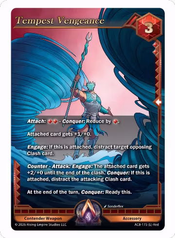 Tempest Vengeance (Team Covenant P) (AC8-173 (P)), Nexus of Power — Alpha Clash card price