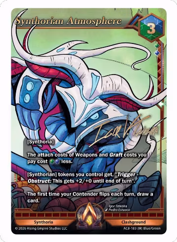 Synthorian Atmosphere (IR) (AC8-183 (IR)), Nexus of Power — Alpha Clash card price