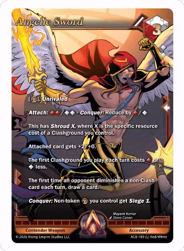Angelic Sword (L) (AC8-189 (L)), Nexus of Power — Alpha Clash card price