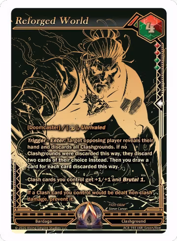 Reforged World (AR) (AC8-193 (AR)), Nexus of Power — Alpha Clash card price