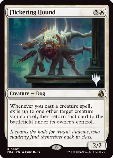 Flickering Hound (7), Promo Pack: Reality Fracture — Magic card price