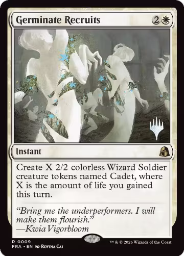 Germinate Recruits (9), Promo Pack: Reality Fracture — Magic card price