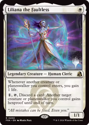 Liliana the Faultless (200), Promo Pack: Reality Fracture — Magic card price