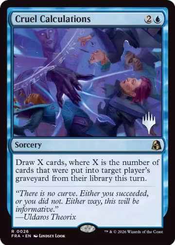 Cruel Calculations (26), Promo Pack: Reality Fracture — Magic card price