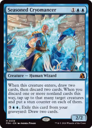 Seasoned Cryomancer (38), Promo Pack: Reality Fracture — Magic card price