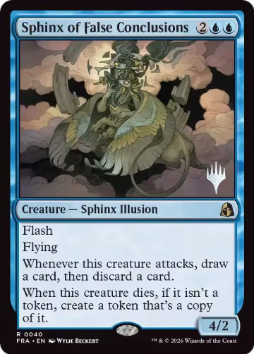 Sphinx of False Conclusions (40), Promo Pack: Reality Fracture — Magic card price