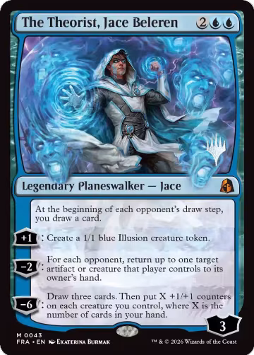 The Theorist, Jace Beleren (43), Promo Pack: Reality Fracture — Magic card price