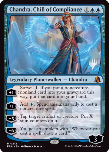 Chandra, Chill of Compliance (212), Promo Pack: Reality Fracture — Magic card price