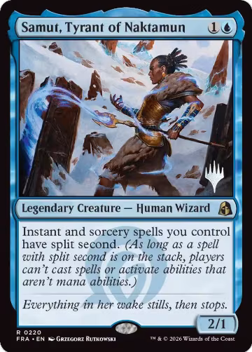 Samut, Tyrant of Naktamun (220), Promo Pack: Reality Fracture — Magic card price