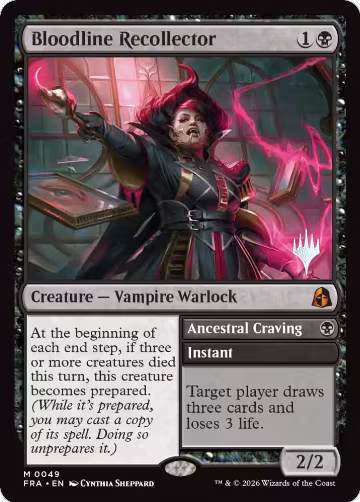Bloodline Recollector (49), Promo Pack: Reality Fracture — Magic card price