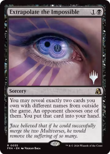Extrapolate the Impossible (55), Promo Pack: Reality Fracture — Magic card price