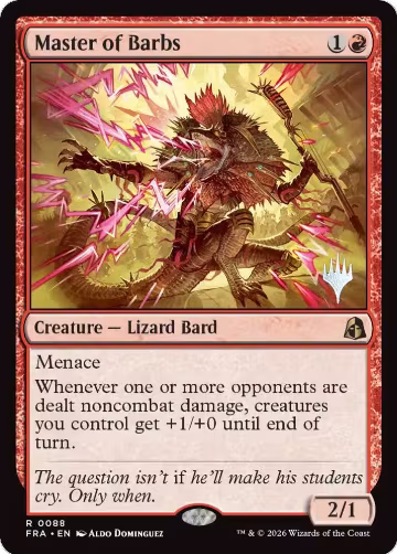 Master of Barbs (88), Promo Pack: Reality Fracture — Magic card price