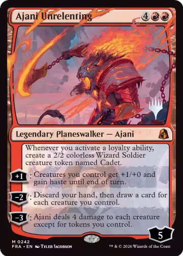 Ajani Unrelenting (242), Promo Pack: Reality Fracture — Magic card price