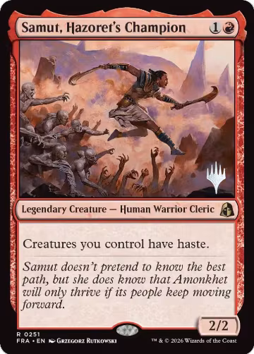 Samut, Hazoret's Champion (251), Promo Pack: Reality Fracture — Magic card price
