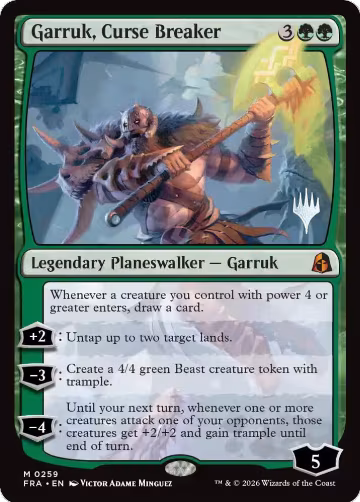 Garruk, Curse Breaker (259), Promo Pack: Reality Fracture — Magic card price